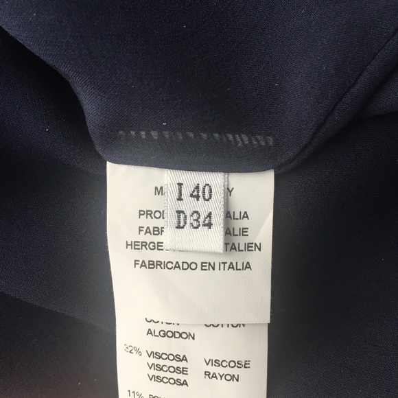 Blumarine Dark Blue Lace Short Skirt Sz 4 US $395 - Picture 6 of 13